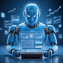 AI analysis animation